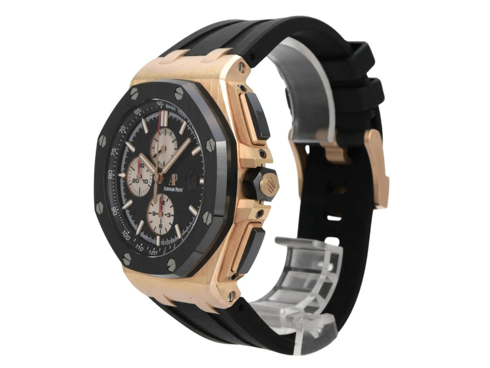 Audemars Piguet Royal Oak Offshore Rosegold 26401RO.OO.A002CA.01 Chronograph mit schwarzem Kautschukband