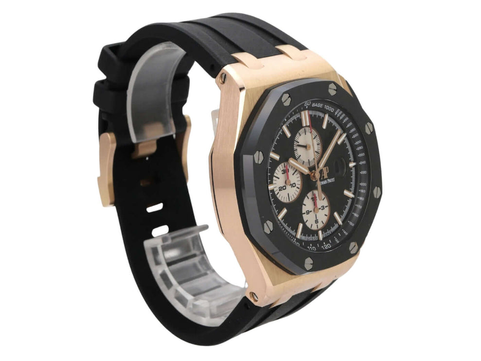 Audemars Piguet Royal Oak Offshore Rosegold 26401RO.OO.A002CA.01 Chronograph mit schwarzem Kautschukband