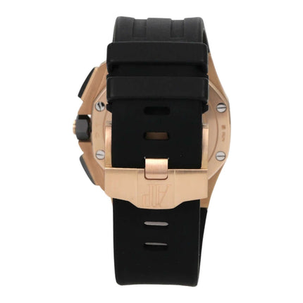 Audemars Piguet Royal Oak Offshore Rosegold 26401RO.OO.A002CA.01 mit schwarzem Kautschukband und Roségold-Schließe