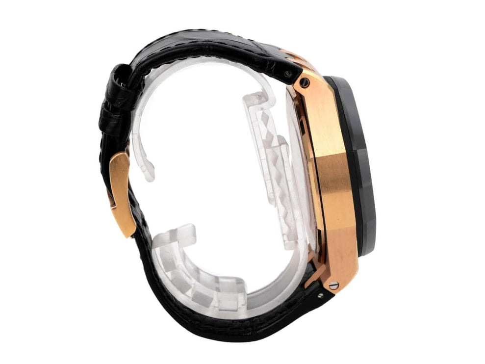 Audemars Piguet Royal Oak Offshore 26401RO.OO.A002CA.02, 18 kt Roségold mit schwarzem Lederband