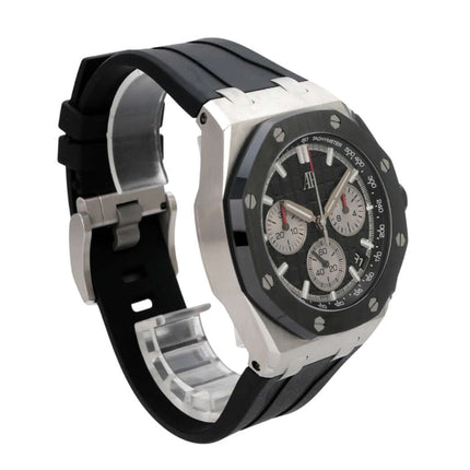 Audemars Piguet Royal Oak Offshore Chronograph 26420SO.OO.A002CA.01, schwarzes Kautschukband, Edelstahlgehäuse