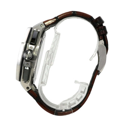 Audemars Piguet Royal Oak Offshore Chronograph 26420ST.OO.A828CR.01 Uhr mit braunem Lederband und Edelstahlgehäuse