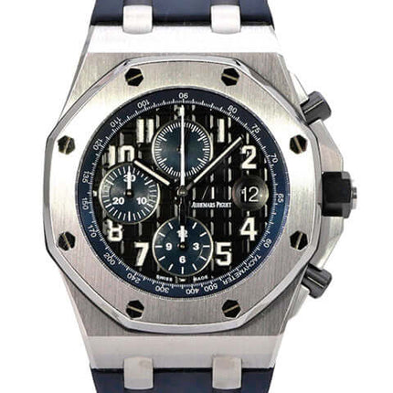 Audemars Piguet Royal Oak Offshore 26470ST.OO.A028CR.01 Edelstahl Chronograph mit blauem Kautschukband