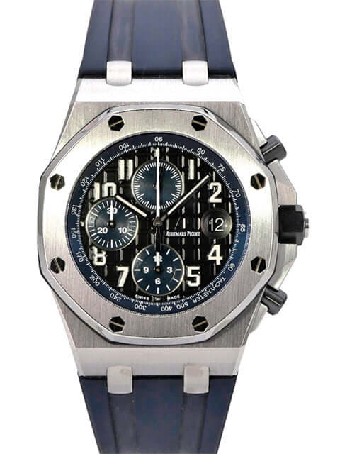Audemars Piguet Royal Oak Offshore 26470ST.OO.A028CR.01 Edelstahl Chronograph mit blauem Kautschukband