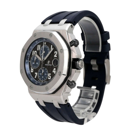 Audemars Piguet Royal Oak Offshore 26470ST.OO.A099CR.01, Edelstahl, blaues Kautschukband, braunes Zifferblatt