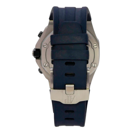 Audemars Piguet Royal Oak Offshore 26470ST.OO.A099CR.01 mit blauem Kautschukband und Edelstahlgehäuse
