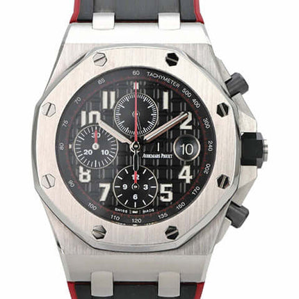 Audemars Piguet Royal Oak Offshore 26470ST.OO.A101CR.01 mit schwarzem Zifferblatt und Edelstahlgehäuse
