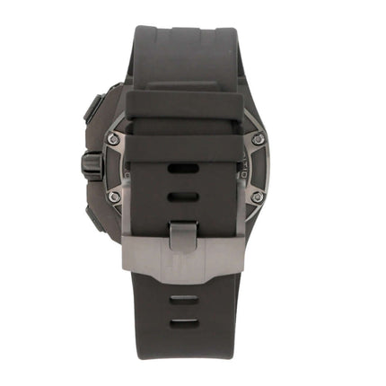 Audemars Piguet Royal Oak Offshore Chronograph Michael Schumacher 26568IM.OO.A004CA.01 Rückansicht mit schwarzem Kautschukband.