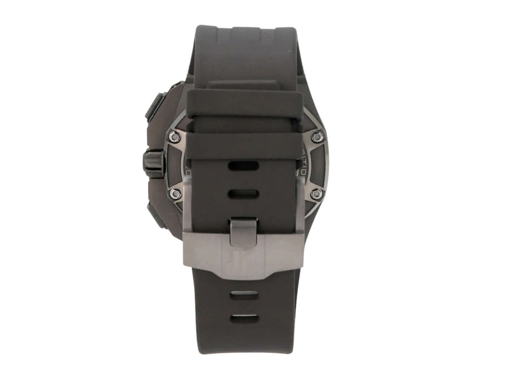 Audemars Piguet Royal Oak Offshore Chronograph Michael Schumacher 26568IM.OO.A004CA.01 Rückansicht mit schwarzem Kautschukband.