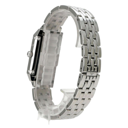 Jaeger-LeCoultre Reverso Duetto Duo 2698420 Edelstahlarmband und Gehäuse seitliche Ansicht.