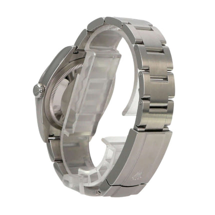 Rolex Oyster Perpetual 31 Ref. 277200 Grün Edelstahlgehäuse und Politur, elegante Froschschließe.