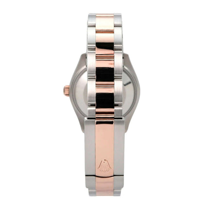 Rolex Datejust 31 Oystersteel Everose-Gold 278241 Choco R Diamant, Rückansicht mit Jubilé-Armband