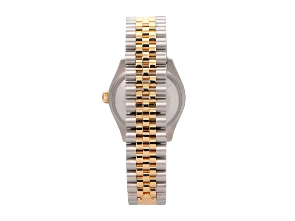 Rolex Datejust 31 Oystersteel Gelbgold 278273 Silber R DIA Jubile-Band seitliche Ansicht des Armbands