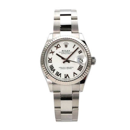 Rolex Oyster Datejust 31 278274 Weiss Römisch mit weißem Zifferblatt und römischen Ziffern