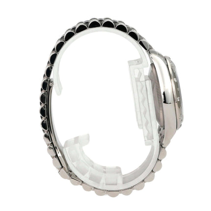 Rolex Datejust 31 Edelstahl Weißgold Diamant 278344RBR Blau Floral Jubile-Band