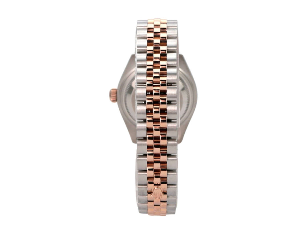 Rolex Datejust 28 Stahl Everose‑Gold 279171 Olive Dia Jubile-Band mit Jubilee-Armband aus Edelstahl und Everose-Gold