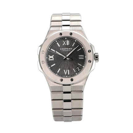 Chopard Alpine Eagle Large 41 Ref. 298600-3002, Edelstahlgehäuse, graues Zifferblatt, Automatik, wasserdicht bis 10 bar.