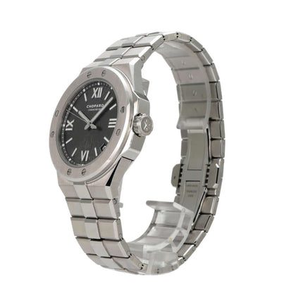Chopard Alpine Eagle Large 41 Ref. 298600-3002, Edelstahl, graues Zifferblatt, Automatik, wasserdicht bis 10 bar.