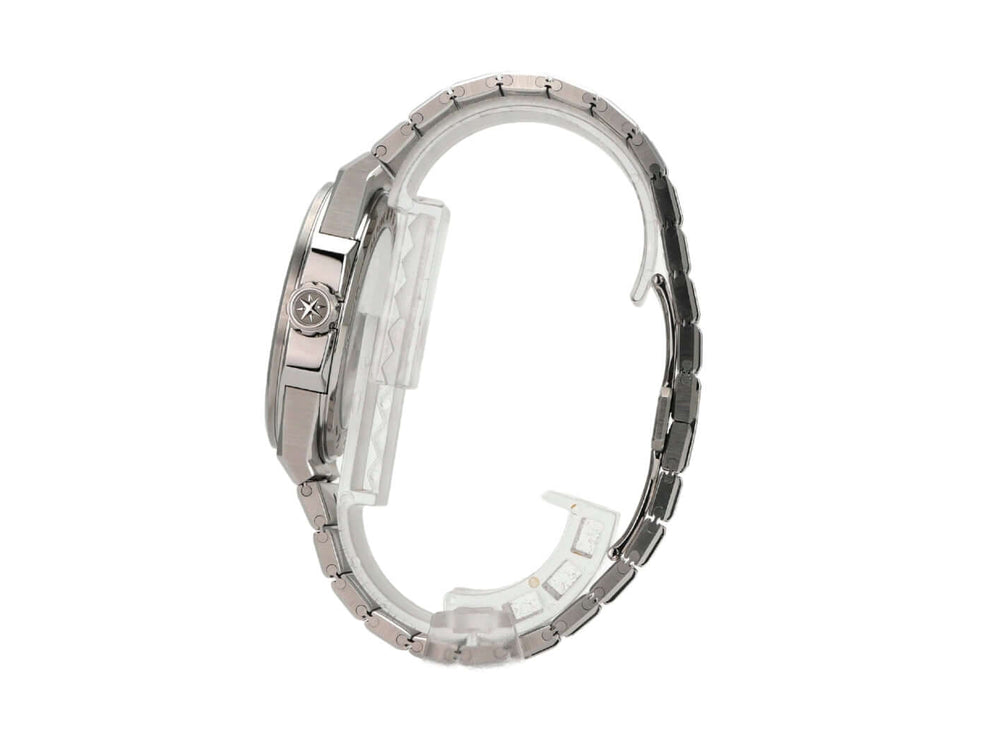 Seitenansicht der Chopard Alpine Eagle Large 41 Ref. 298600-3002 mit Edelstahlgehäuse und -band.