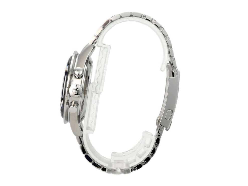 Omega Moonwatch First Omega in Space 310.30.40.50.06.001 Uhrseite mit Edelstahlarmband und Krone.