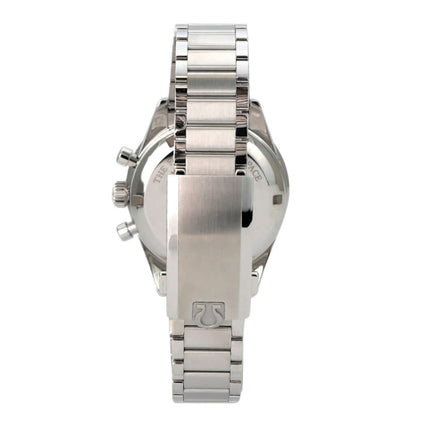 Omega Moonwatch First Omega in Space 310.30.40.50.06.001 Edelstahl-Armband von hinten mit Faltschließe.