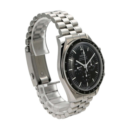 Omega Speedmaster Professional Moonwatch 310.30.42.50.01.001 auf Edelstahlarmband mit schwarzem Zifferblatt