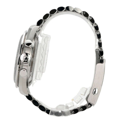 Omega Speedmaster Professional Moonwatch 310.30.42.50.04.001, Edelstahlgehäuse und Armband, seitliche Ansicht.