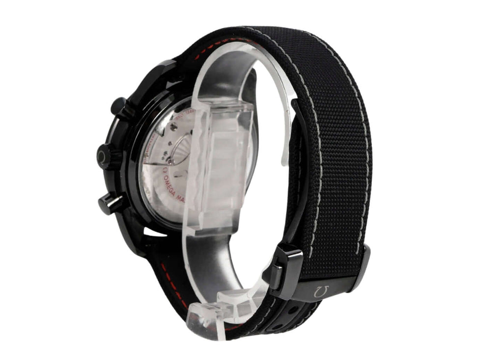 Omega Speedmaster Moonwatch Dark Side of the Moon 310.92.44.51.01.002 mit schwarzem Keramikgehäuse und Nylonarmband
