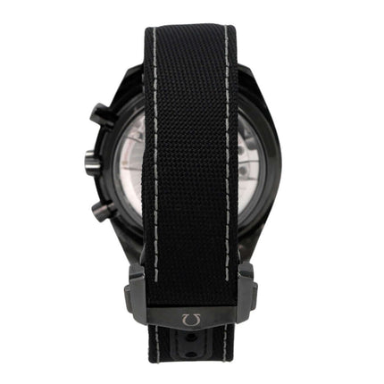 Omega Speedmaster Moonwatch Dark Side of the Moon 310.92.44.51.01.002 mit schwarzem Keramikgehäuse und Nylonarmband