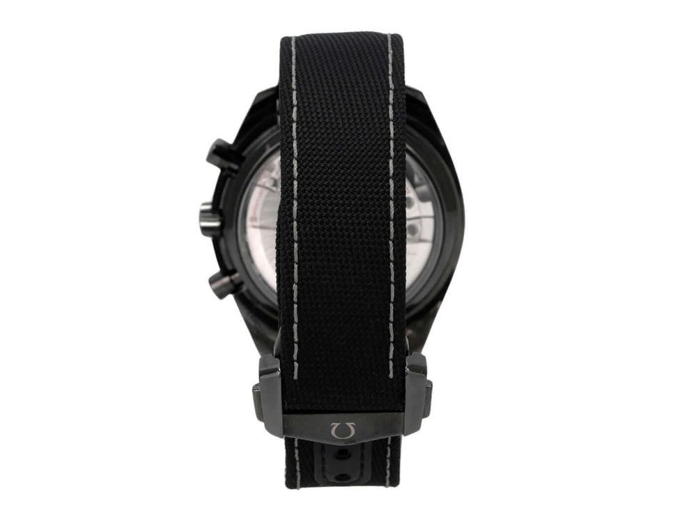 Omega Speedmaster Moonwatch Dark Side of the Moon 310.92.44.51.01.002 mit schwarzem Keramikgehäuse und Nylonarmband