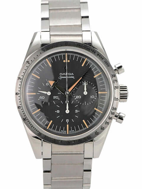 Omega Speedmaster 57 Chronograph Limited 311.10.39.30.01.001 mit schwarzem Zifferblatt und Edelstahlarmband