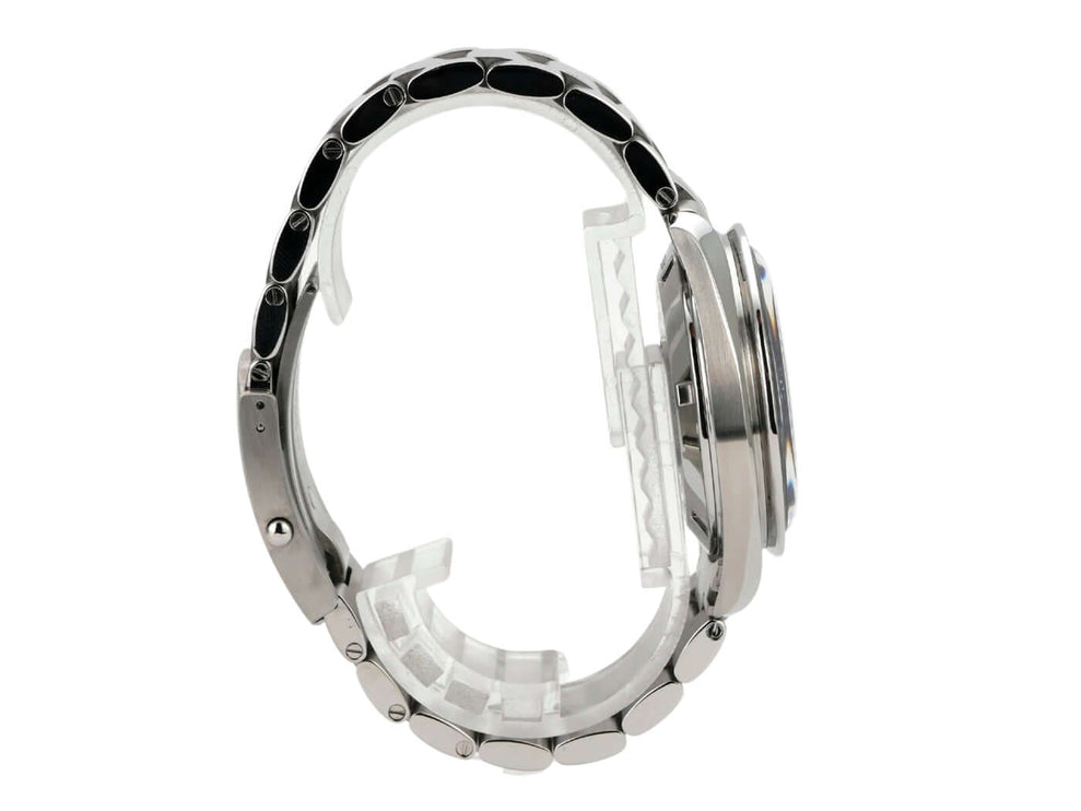 Omega Speedmaster Professional Moonwatch 311.30.42.30.01.005 seitlich mit poliertem Edelstahlband