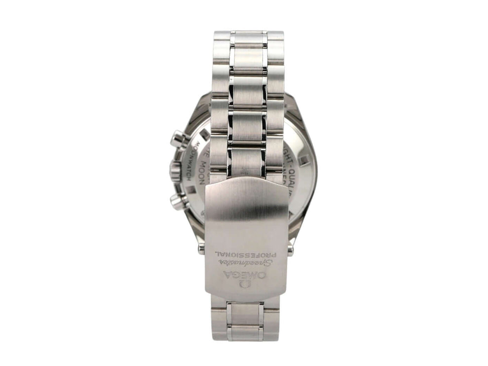 Omega Speedmaster Professional Moonwatch 311.30.42.30.01.005 Rückansicht des Edelstahlarmbands.