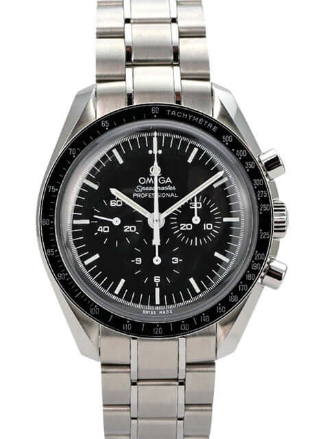 Omega Speedmaster Professional Moonwatch 311.30.42.30.01.005 mit schwarzem Zifferblatt und Edelstahl-Armband