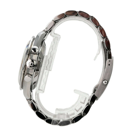 Omega Speedmaster Professional Moonwatch 311.30.42.30.01.005 seitliche Ansicht mit Edelstahlarmband