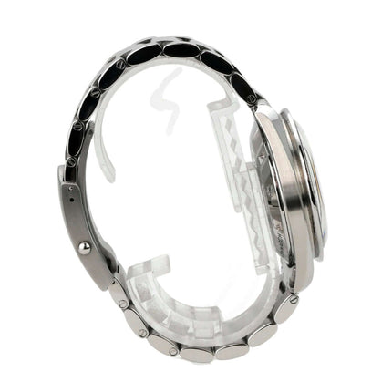 Omega Speedmaster Professional Moonwatch 311.30.42.30.01.005 seitliche Ansicht des Edelstahlgehäuses und Armbands.