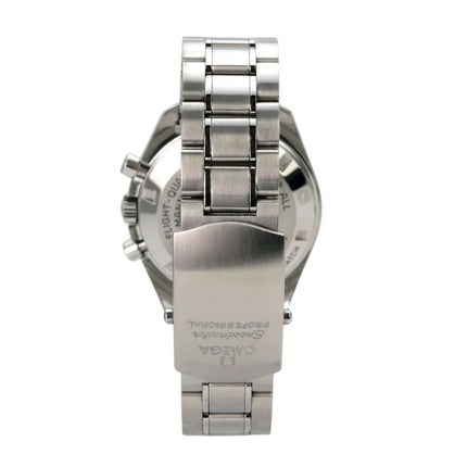 Omega Speedmaster Professional Moonwatch 311.30.42.30.01.005 mit Edelstahlarmband von hinten