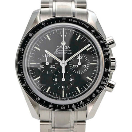 Omega Speedmaster Professional Moonwatch 311.30.42.30.01.006 mit Edelstahlgehäuse und schwarzem Zifferblatt