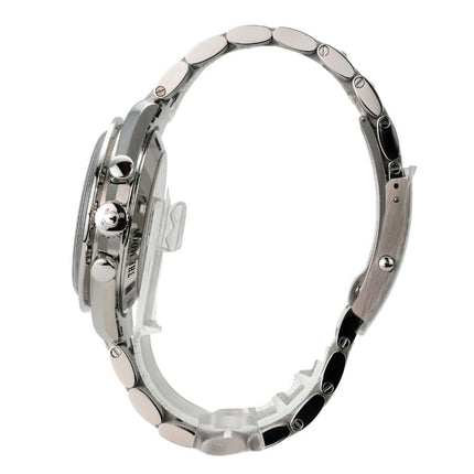 Omega Speedmaster Professional Moonwatch 311.30.42.30.01.006 seitliche Ansicht mit Edelstahlarmband und Gehäuse.