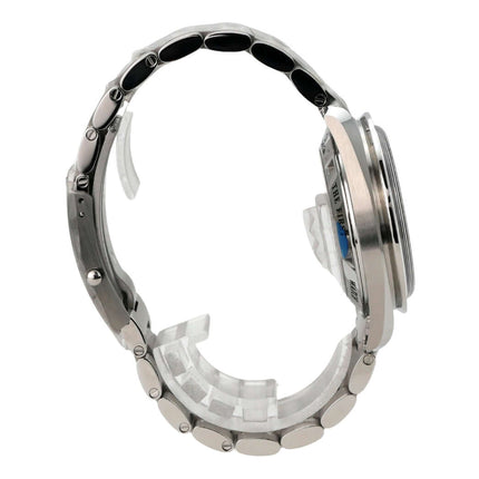 Omega Speedmaster Professional Moonwatch 311.30.42.30.01.006 seitliche Ansicht des Armbands aus Edelstahl.