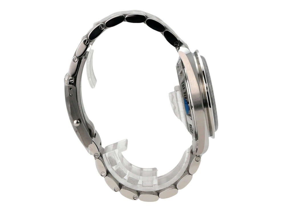 Omega Speedmaster Professional Moonwatch 311.30.42.30.01.006 seitliche Ansicht des Armbands aus Edelstahl.