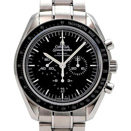 Omega Speedmaster Moonwatch Co-Axial Chronograph 311.30.44.50.01.002 mit Edelstahlgehäuse, schwarzem Zifferblatt und Tachymeterskala