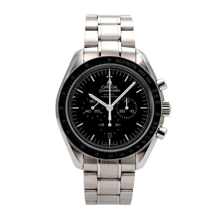 Omega Speedmaster Moonwatch Co-Axial Chronograph 311.30.44.50.01.002 mit schwarzem Zifferblatt und Edelstahlarmband