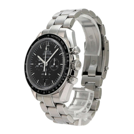 Omega Speedmaster Moonwatch Co-Axial Chronograph 311.30.44.50.01.002 aus Edelstahl mit schwarzem Zifferblatt