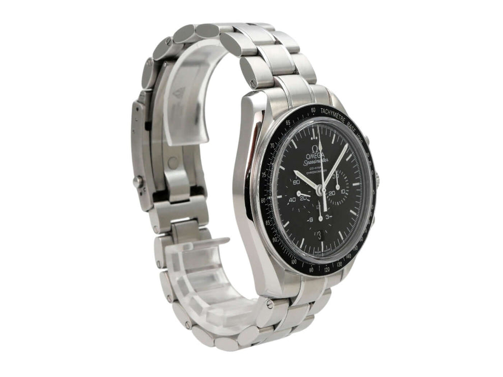 Omega Speedmaster Moonwatch Co-Axial Chronograph 311.30.44.50.01.002 mit Edelstahlband und schwarzem Zifferblatt