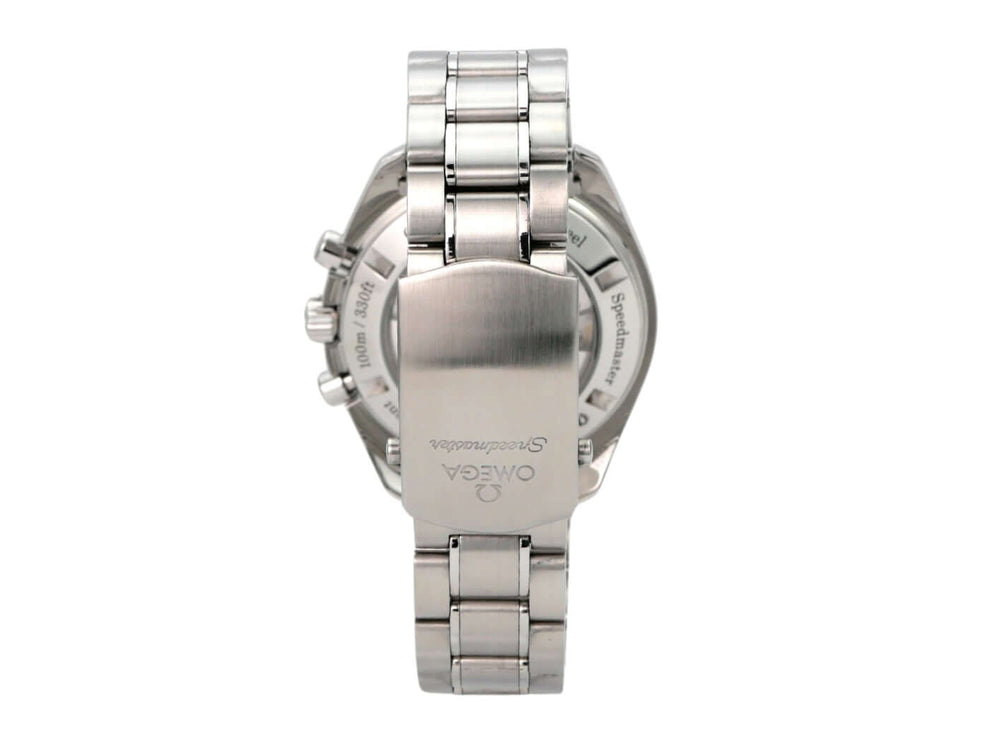 Omega Speedmaster Moonwatch Co-Axial Chronograph 311.30.44.50.01.002 Edelstahlarmband mit Sicherheitsfaltschließe, Rückseite