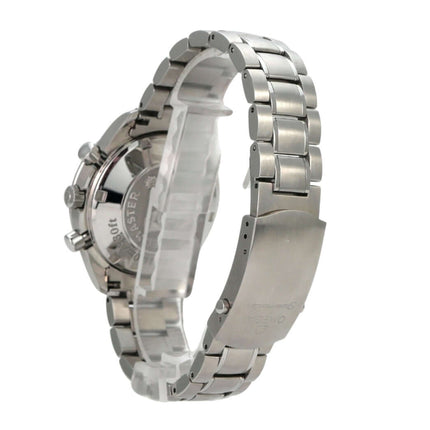 OMEGA Speedmaster Date Ref. 3210.50.00 Edelstahlarmband und Gehäuseansicht