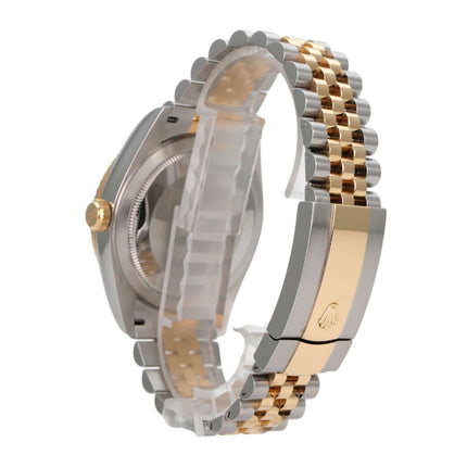 Rolex Sky-Dweller 326933 Champagner Jubile-Band seitliche Ansicht des Uhrenarmbands in Edelstahl und Gelbgold