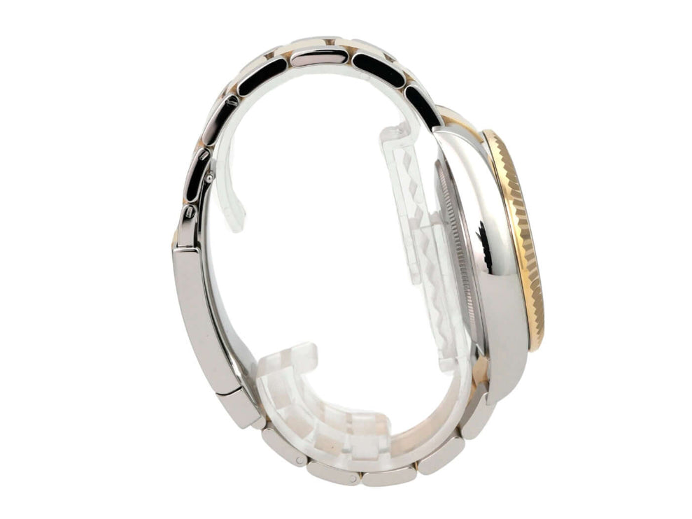 Rolex Sky-Dweller Edelstahl Gelbgold 326933 Weiß mit Oyster-Armband und Ring-Command-Lünette, 42 mm