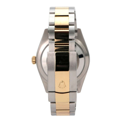 Rolex Sky-Dweller Edelstahl / Gelbgold 326933 Weiß Detailaufnahme des Armbands
